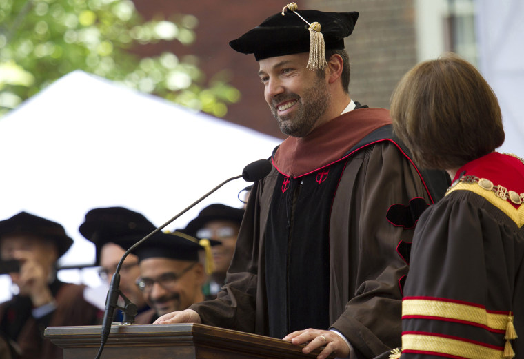 Ben Affleck Receives An Honorary Degree At Brown University's 245th Commencement